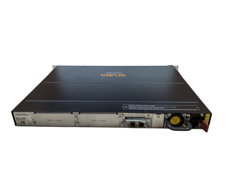 Aruba J9729A 2920-48G-POE+ Switch w/ J9733A Stacking Module, 1x PSU