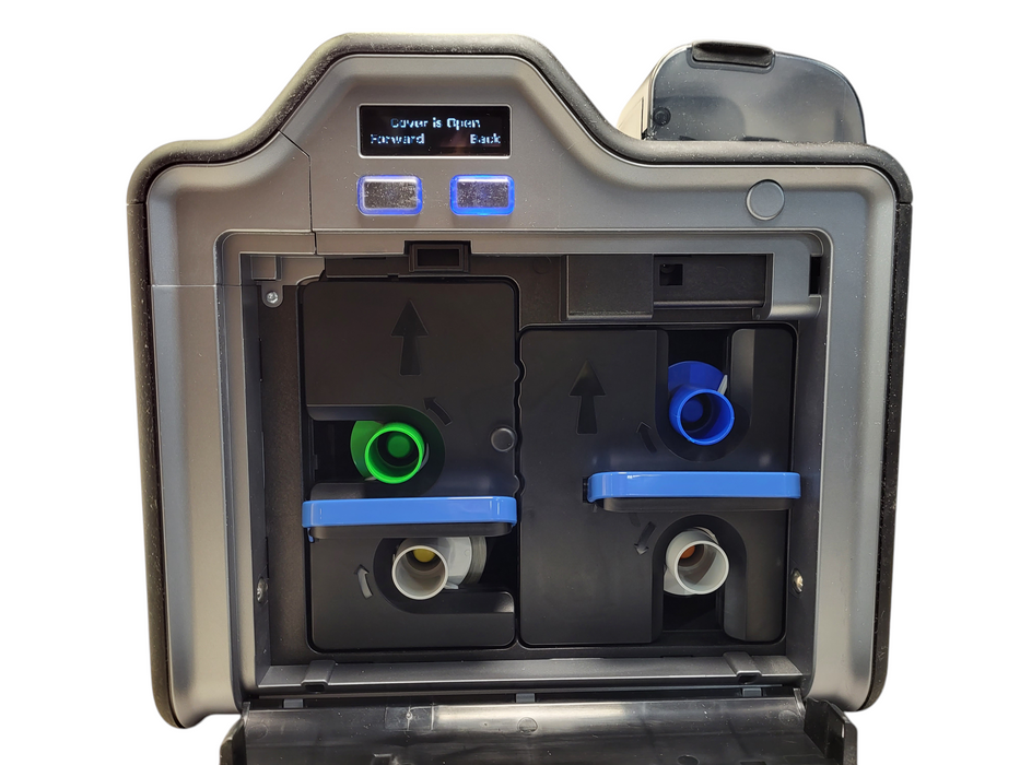 Fargo ID Card Printer HDP5000 High Definition Dual-Sided Color READ $