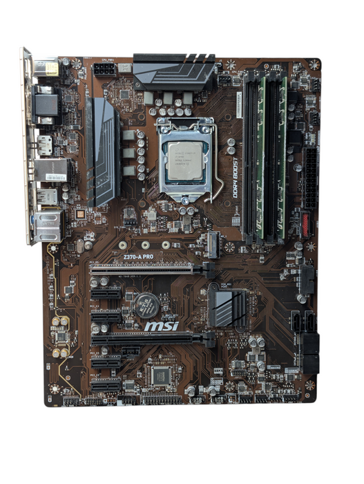 MSI Z370-A PRO Intel Core i7-8700 16GB RAM Motherboard Combo  -