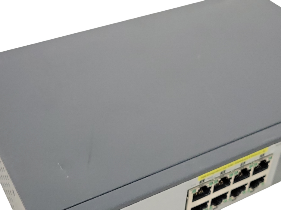 HP J9298A 2520G-8 8-Port PoE Managed Switch, 2x Dual Personality Ports Q_