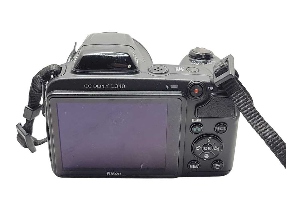 Nikon CoolPix L340 20.2MP Digital Camera w/ 28x Optical Zoom, READ