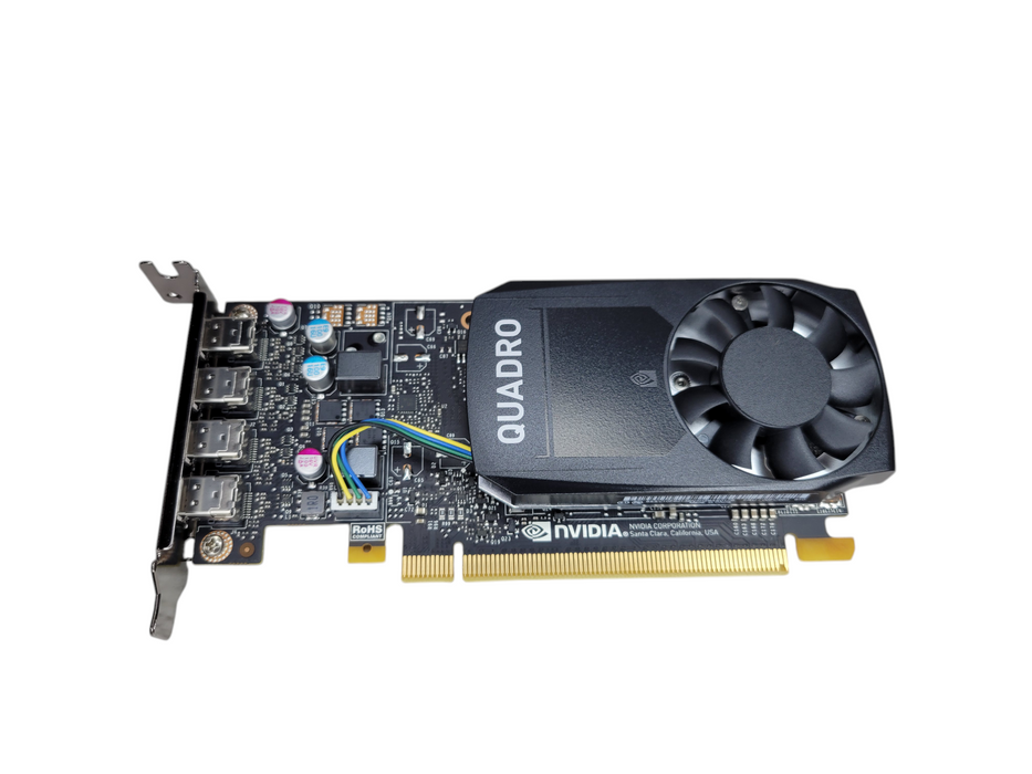 NVIDIA QUADRO P1000 4GB PCIE 4x Mini DP %
