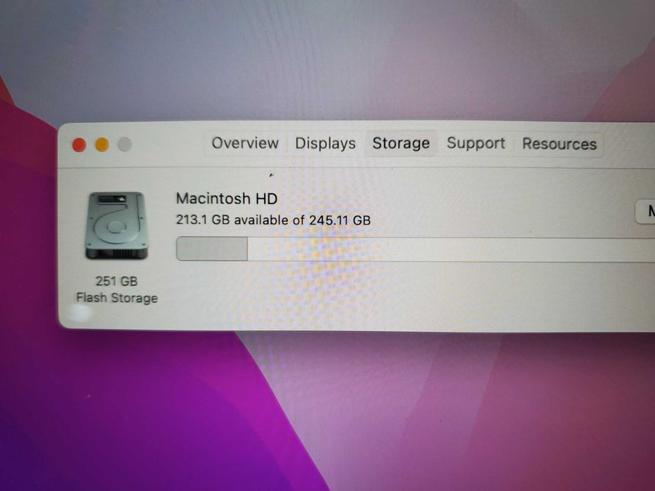 Apple MacBook Air M1 13.3" 2020 A2337 8GB DDR4 256GB SSD