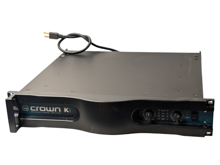 Crown K1 Balanced Current Stereo Power Amplifier 2 Channel Please READ  Q-