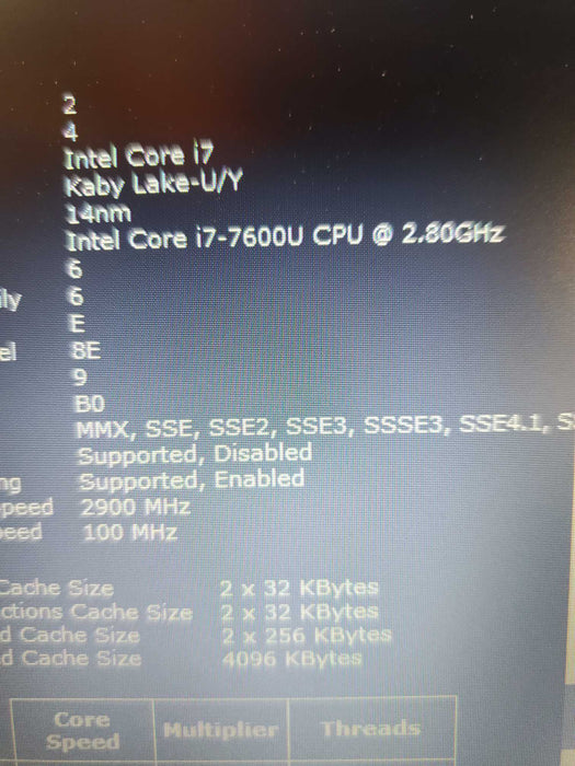 Dell Latitude 7280 Core i7-7600U 8GB Ram 256GB SSD   Lap200