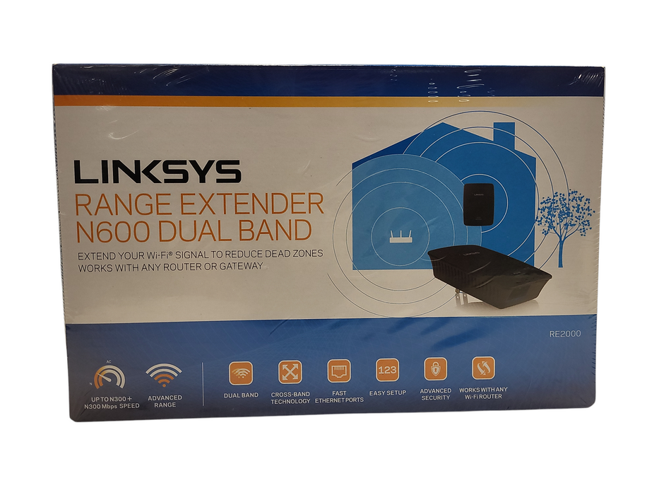 *NEW SEALED* Cisco LinkSys RE2000 Dual Band Wireless-N Range Extender Q$