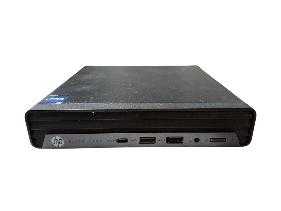 HP Elite Mini 800 G9 Desktop PC, i5-12500T, 16GB DDR5, 256GB NVMe, No AC Q