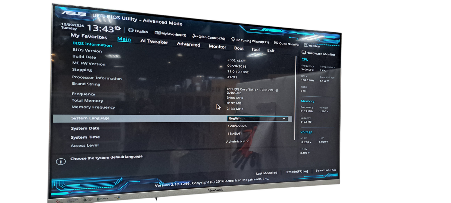 Custom PC i7-6700 CPU|8GB DDR4|256GB NVMe|H170M-PLUS