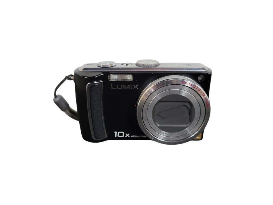 ANASONIC LUMIX DMC-TZ5 DIGITAL CAMERA VIDEO mic 10x zoom BLK !