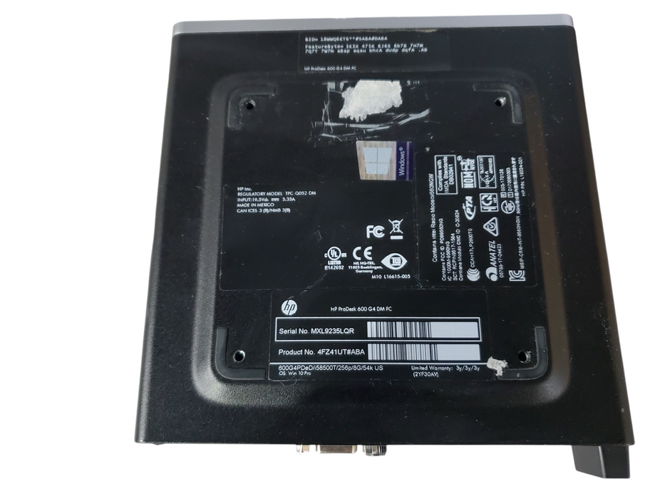 HP ProDesk 600 G4 - Core i7-8500T 8GB 256GB SSD