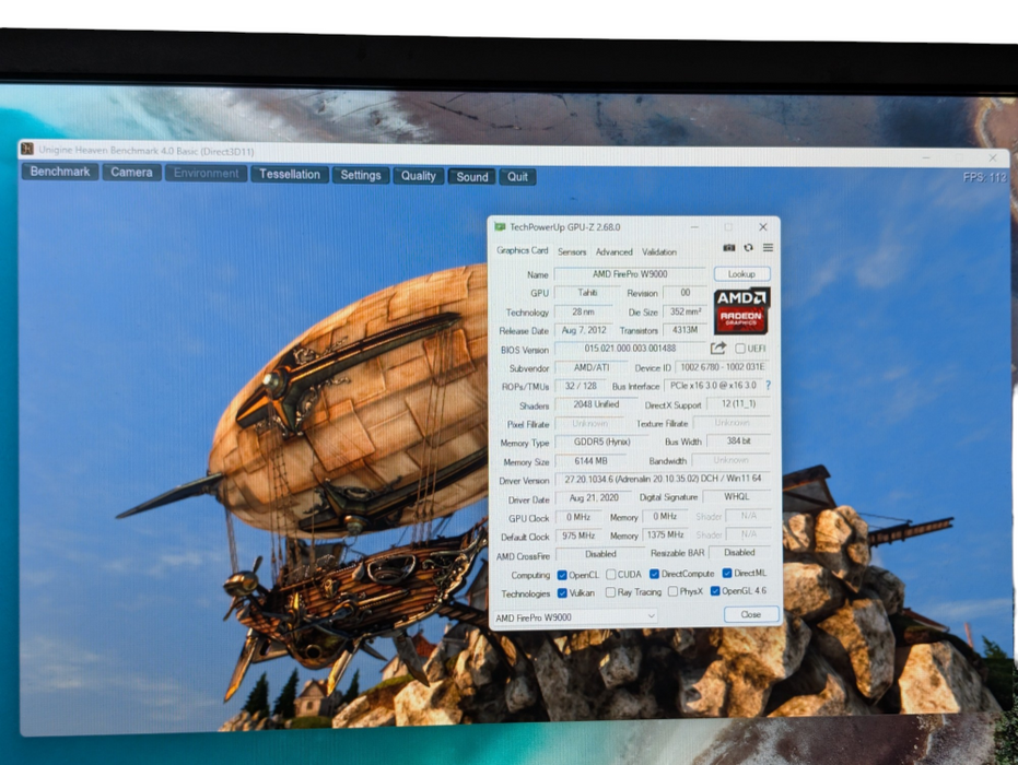 AMD FirePro W9000 6GB GDDR5 PCI-E Eyefinity 6 Edition Workstation Graphics  -