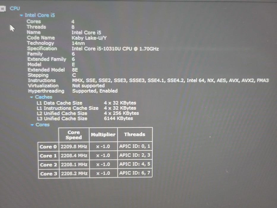 Dell Latitude 7210 2-in-1  i5-10310U 16GB RAM 256GB NVMe β Lap200