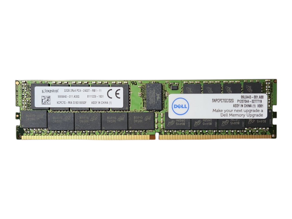 Kingston 32GB 2Rx4 PC4-2400T-RB1, DDR4, Server Memory Q