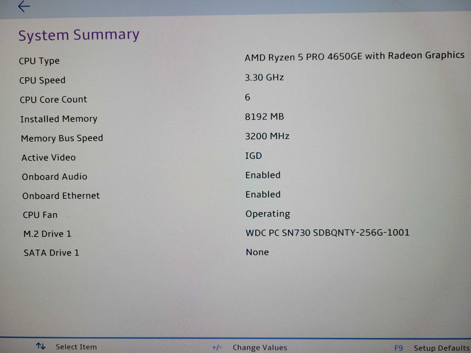 Lenovo ThinkCentre M75q Gen 2, Ryzen 5 PRO 4650GE, 8GB DDR4, 256GB NVMe !