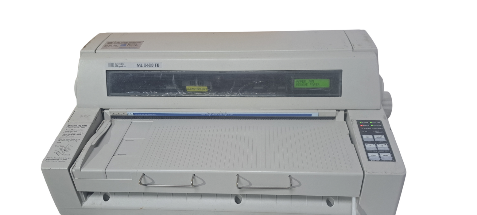 OKI Microline 8480FB Dot Matrix Printer Reynolds Branded| READ Q