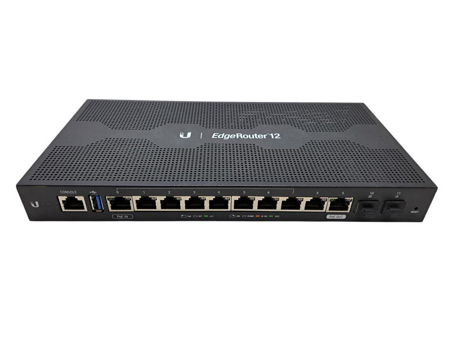 Ubiquiti EdgeRouter 12 ER-12 | 12-Port Gigabit 2x SFP Advanced L2 Router )