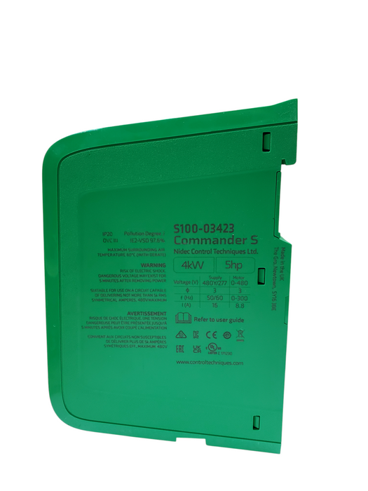Nidec Control Techniques S100-03423 4kW 5hp AC Drive Commander S *READ*