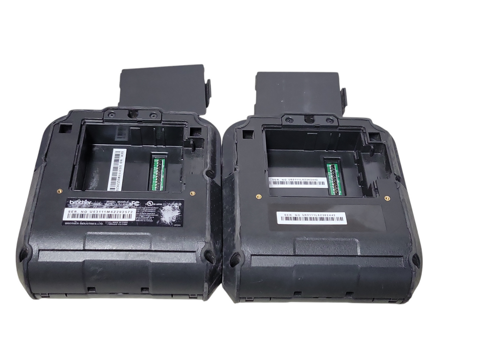 Lot of 2x Brother RJ-4040 Rugged Wi-Fi Printer, READ _