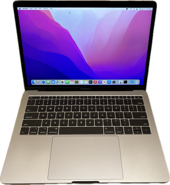 Apple MacBook Pro 13" 2017 i7-7660U 16GB 256SSD No Power Adapter READ!