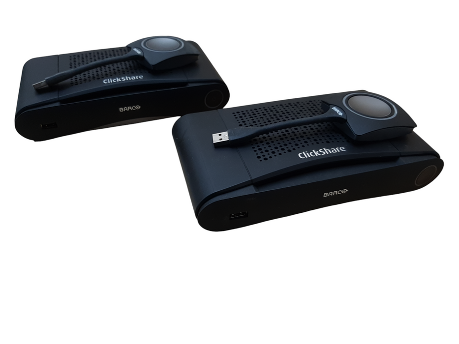 Lot 2x Barco ClickShare CS-100 Wireless Presentation System w/ 1 Button