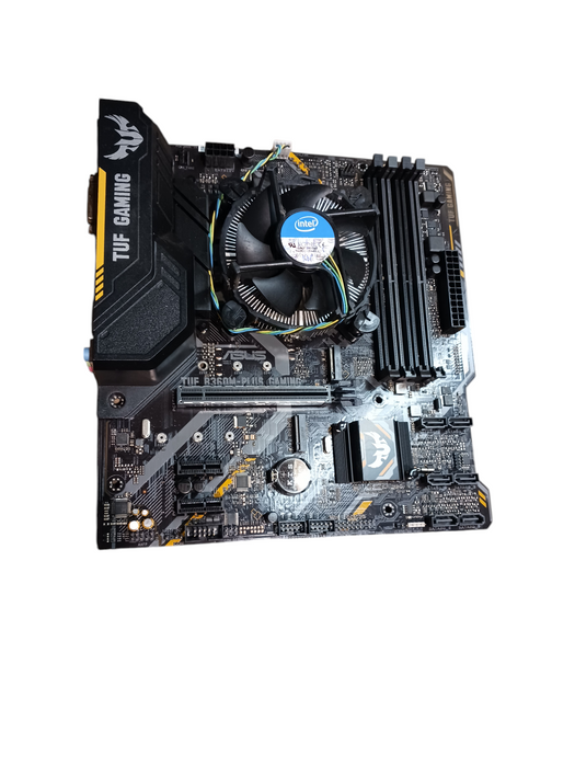 Asus TUF B360M-Plus Motherboard & CPU Cooler No I/O Shield
