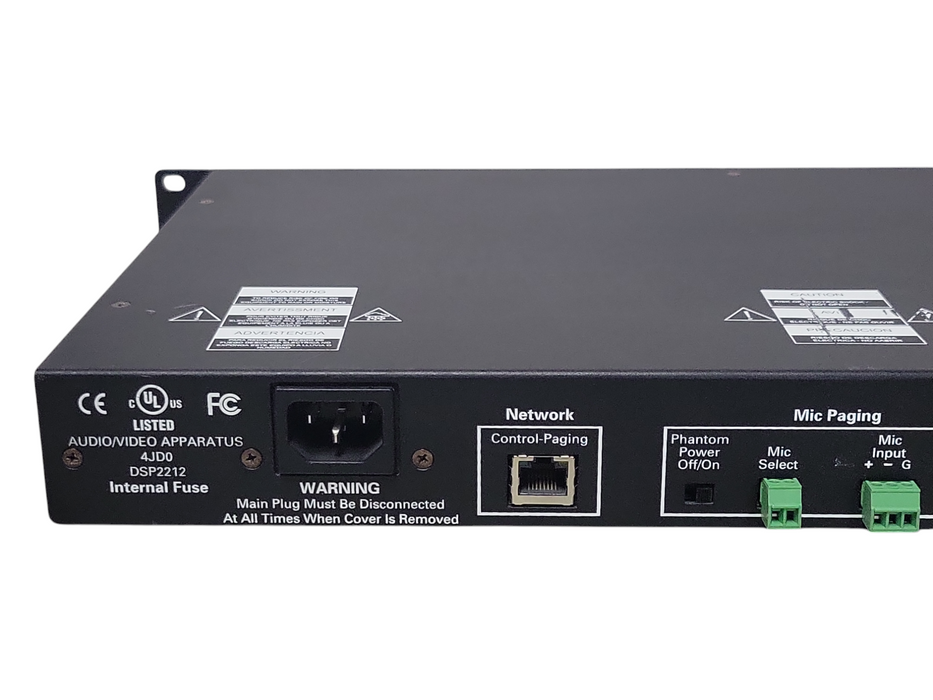 Atlas DSP2212 Digital, Networkable Sound Masking Processor/Amplifier, READ _