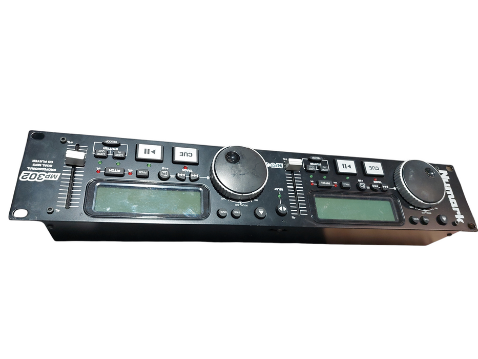 Numark MP302 Professional Dual MP3 CD Player Face Plate Rack Mountable  =