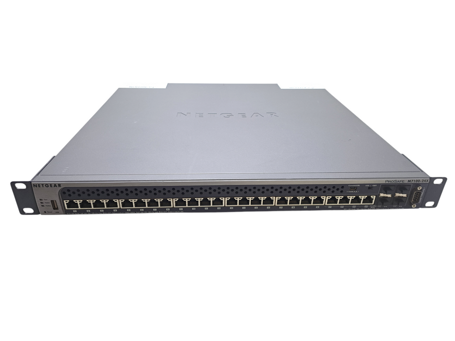 Netgear ProSafe M7100-24X | 24-Port 10G RJ-45 L2+ Managed Switch | 1x PSU )