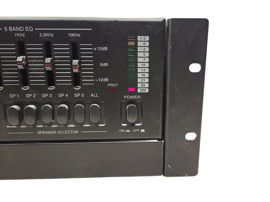 InterM PA-2000 6-channel 60w 5 Zone Public Address Mixer Amplifier READ Q$