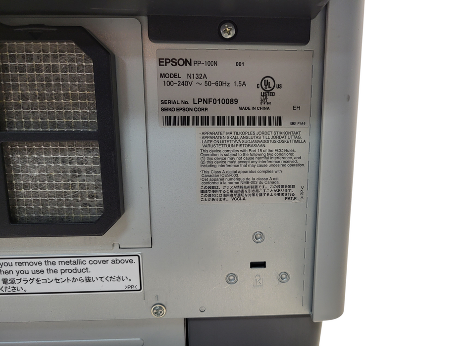 Epson N132A PP-100N CD DVD Disc Publisher Printer $