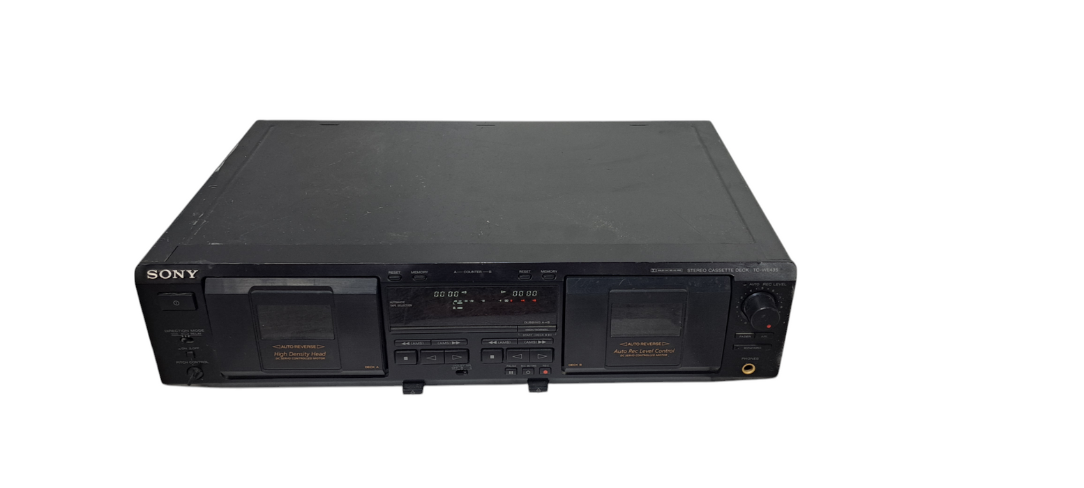 SONY TC-WE435 Dual Stereo Cassette Deck Player Recorder