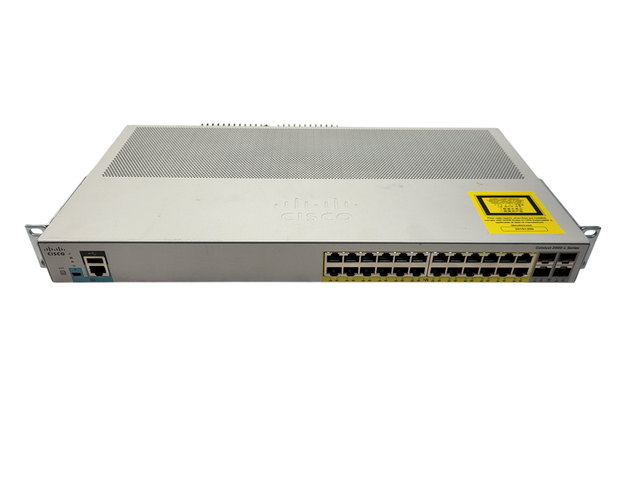 Cisco WS-C2960L-24PS-LL V01 | 24-Port Gigabit PoE+ Silent Managed Switch $