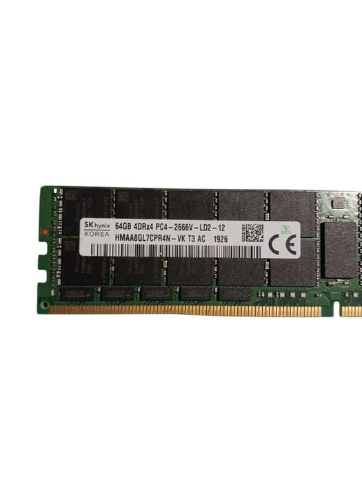 Hynix 64GB 4Rx4 PC4-2666V-LR DDR4 LRDIMM ECC Memory HMAA8GL7CPR4N-VK