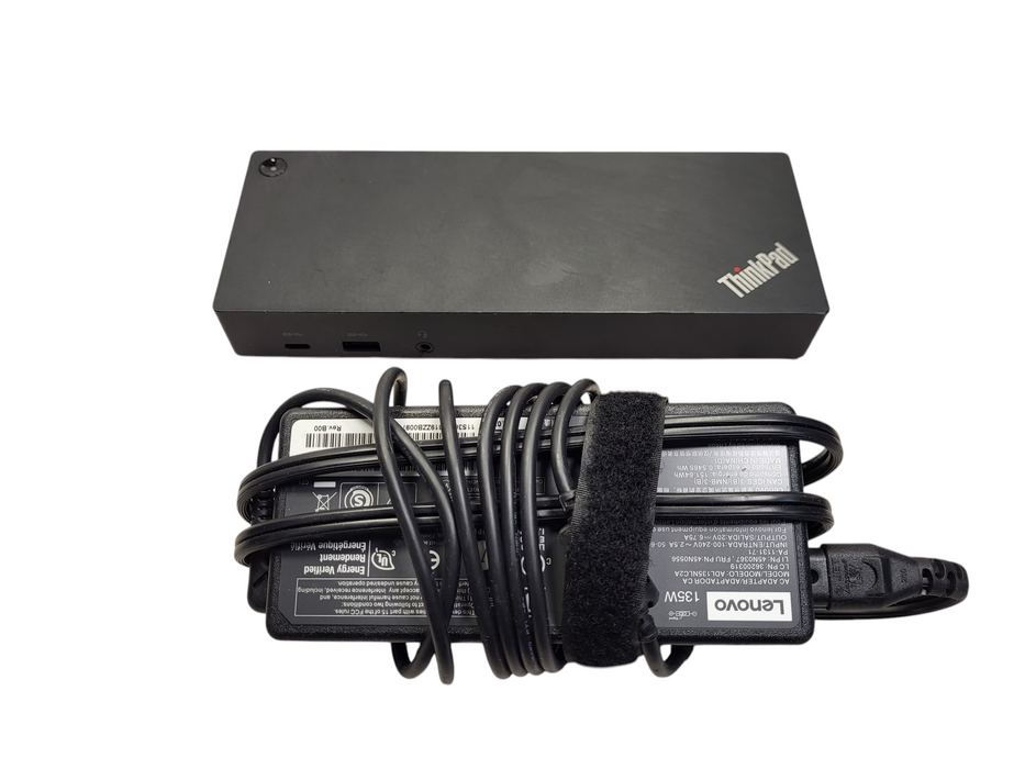 Lenovo ThinkPad Hybrid USB-C Docking Station w/ 135W PWR | 40AF DUD9011D1 Q$