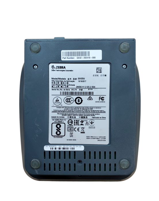 Zebra GX420d Thermal Label Printer | GX42-202410-000