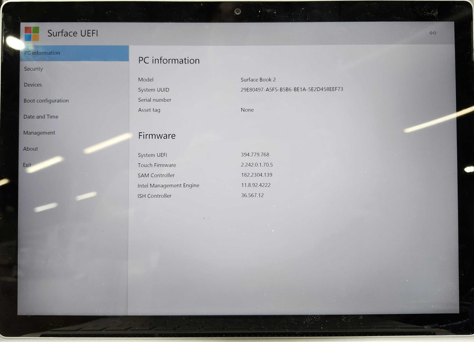 Microsoft Surface Book 2 i7-8650U 16GB RAM GTX 1050 512GB SSD  Lap200