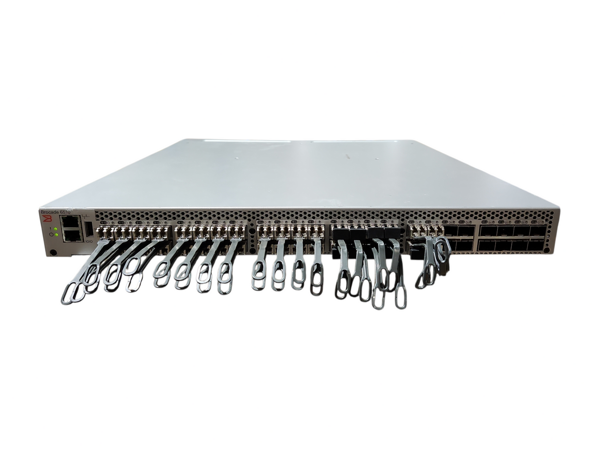 Brocade 6510 BR-6510-24-16G-R, 24 Active Ports, 2x PSU — retail.era