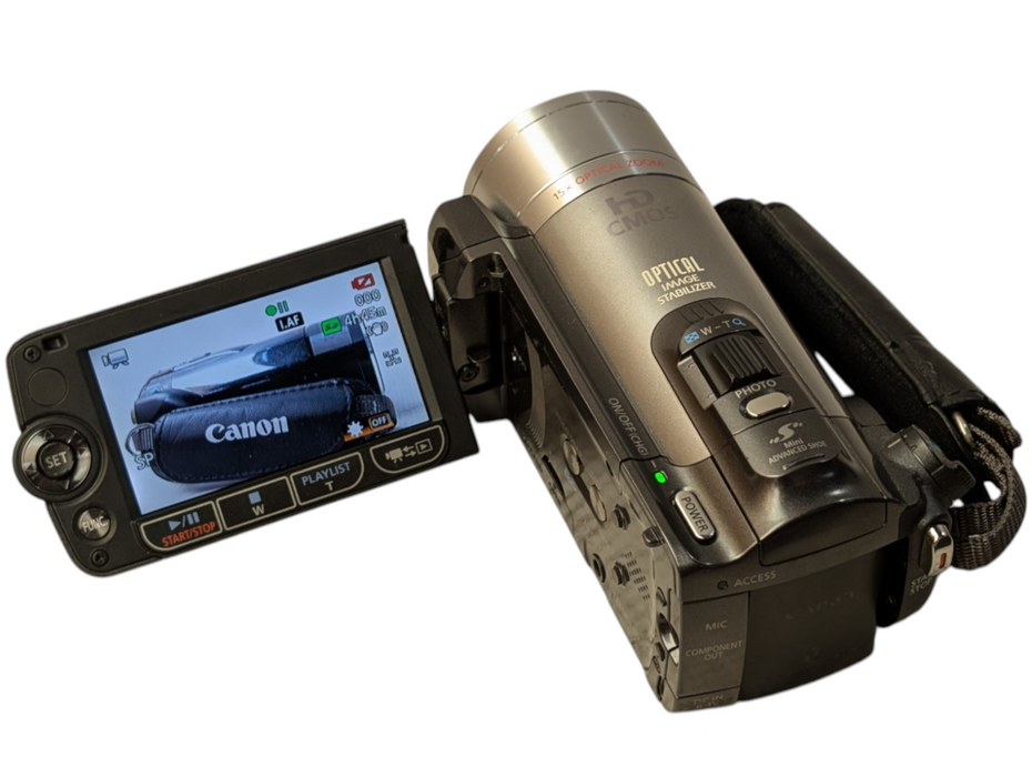 Canon VIXIA HF200 HD Digital Video Camcorder READ  -