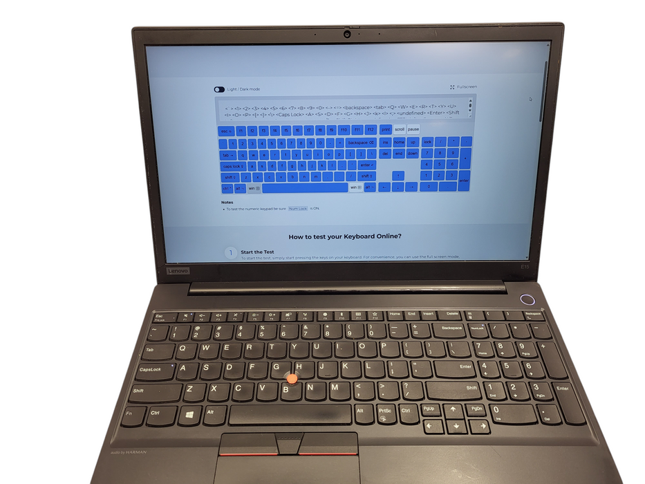 Lenovo ThinkPad E15 Core i5-10210U @1.60GHz, 16GB DDR4, 256GB NVMe READ $ Lap200