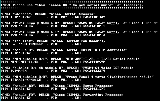 Cisco ISR4431 - Intergrated Services Router + 2MFT-T1-E1 Module 2xPSU %