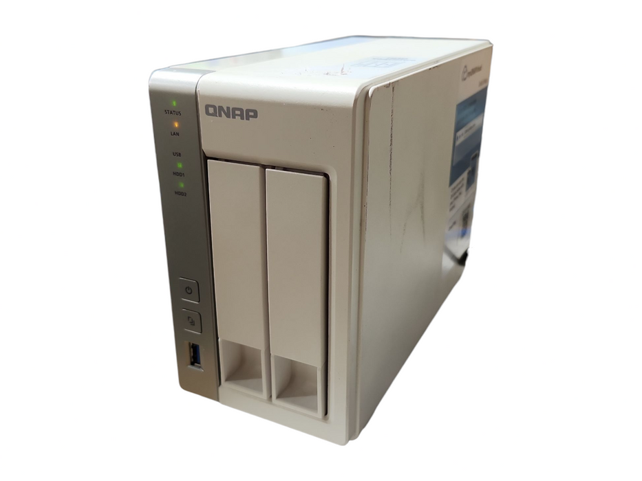 QNAP TS-231P, 2-Bay Network Attached Storage NAS 1GB RAM w/ 2x 2TB HDD