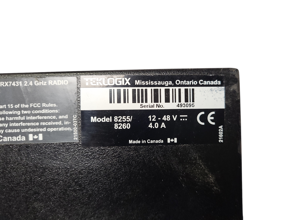 TEKLOGIX 8255 / 8260 vehicle mount computer terminal READ Q$