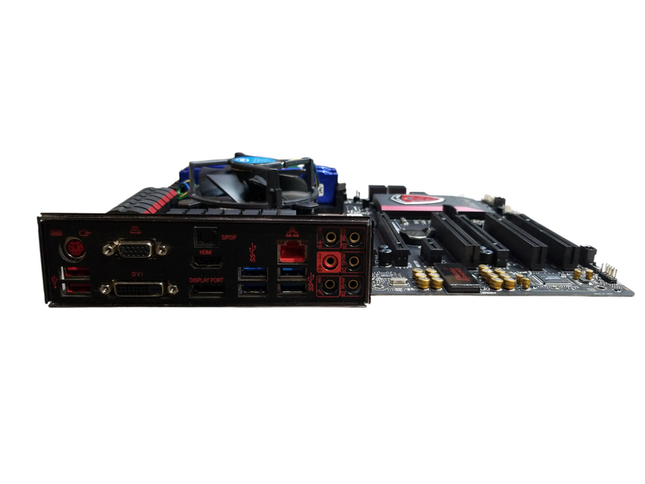 MSi Z97 Gaming 3 MotherBoard with i5-4590 CPU 3.30GHz, 8GB RAM - NO HDD