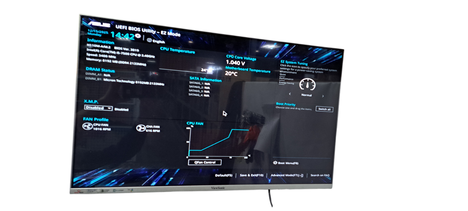 Custom PC i5-7500 CPU|8GB RAM|No HDD|H110M-A/m.2