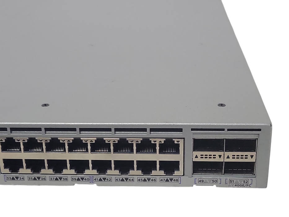 Extreme Networks BR-VDX6740T-24-R 48-Port Managed Switch 2x PSU, READ _
