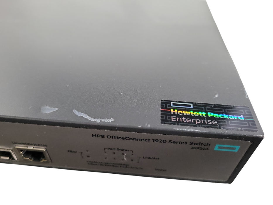 HPE OfficeConnect 1920 Series 8-Port Gigabit Ethernet Switch JG920A !