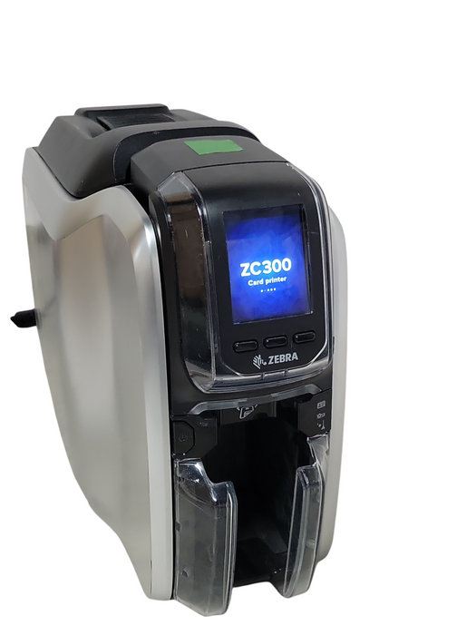 Zebra Zc300 Dual Sided Debit Card Printer, READ _