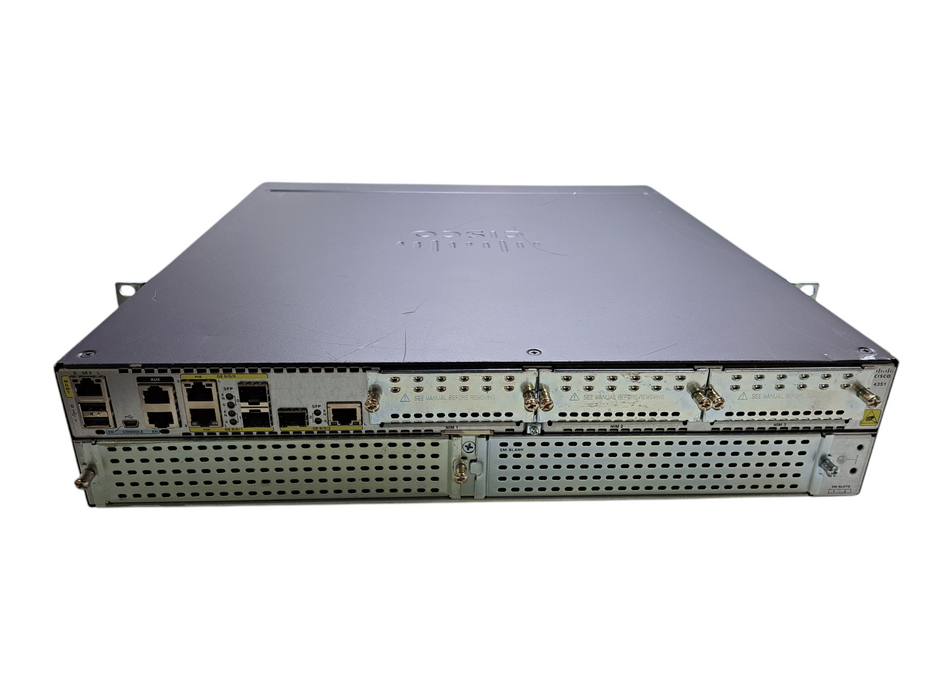 Cisco ISR4351/K9 Gigabit Integrated Services Router | 1x PSU | Factory Reset