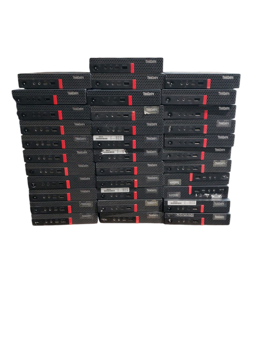 Lot of 34x Lenovo ThinkCentre USFF i5-8500T @ 2.10GHz 8GB DDR4 (USFF89-18)