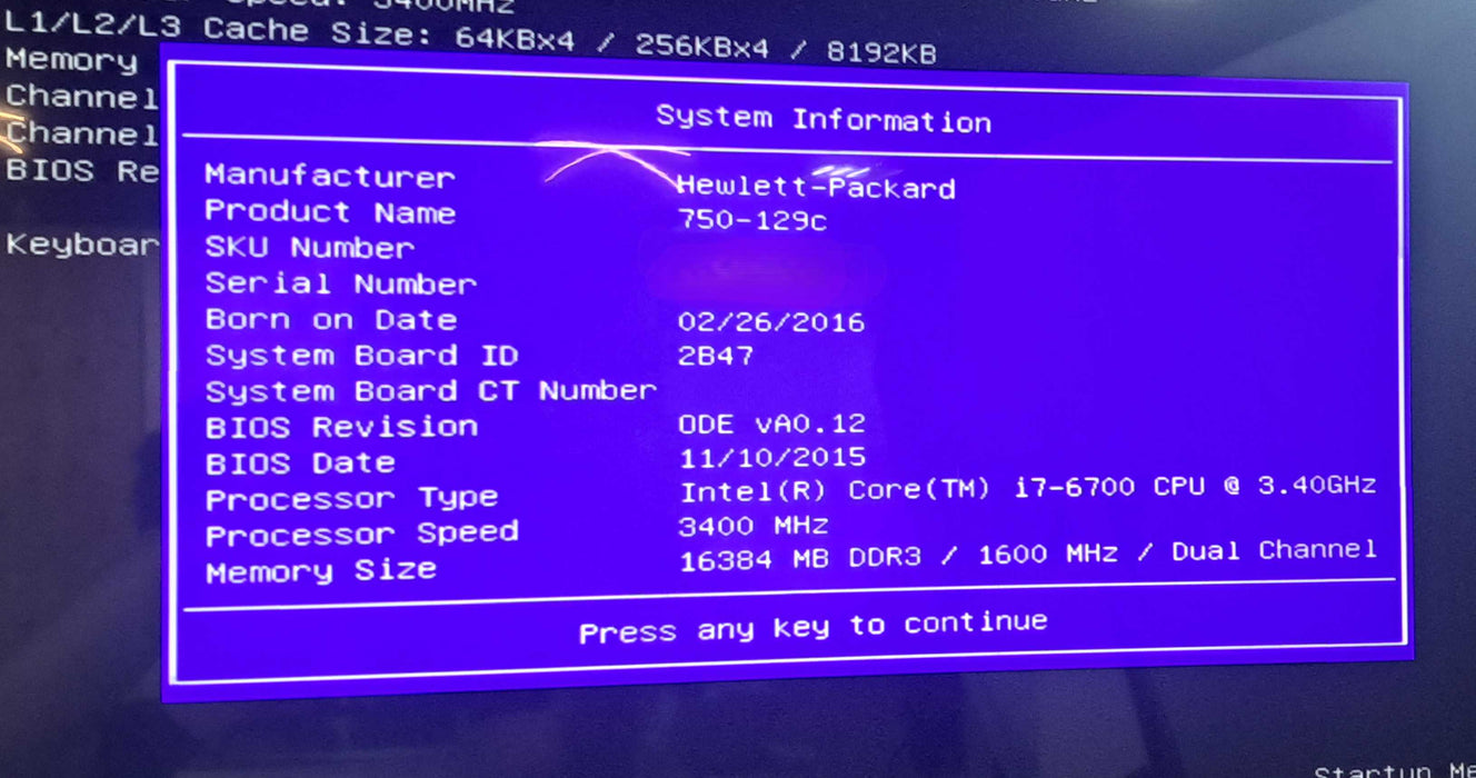 HP ENVY i7-6700 CPU|16GB DDR3 RAM|GeForce GT 730| 2TB HDD